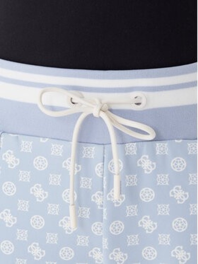 Guess Spodnie dresowe V5YB20 KB212 Błękitny Regular Fit