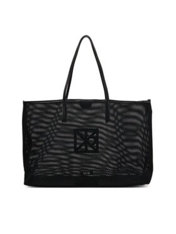 Calvin Klein Torebka Emblem Mesh Xl Tote LV04F3422G Czarny