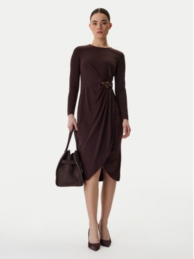 LAUREN RALPH LAUREN Sukienka codzienna 250951397001 Brązowy Slim Fit