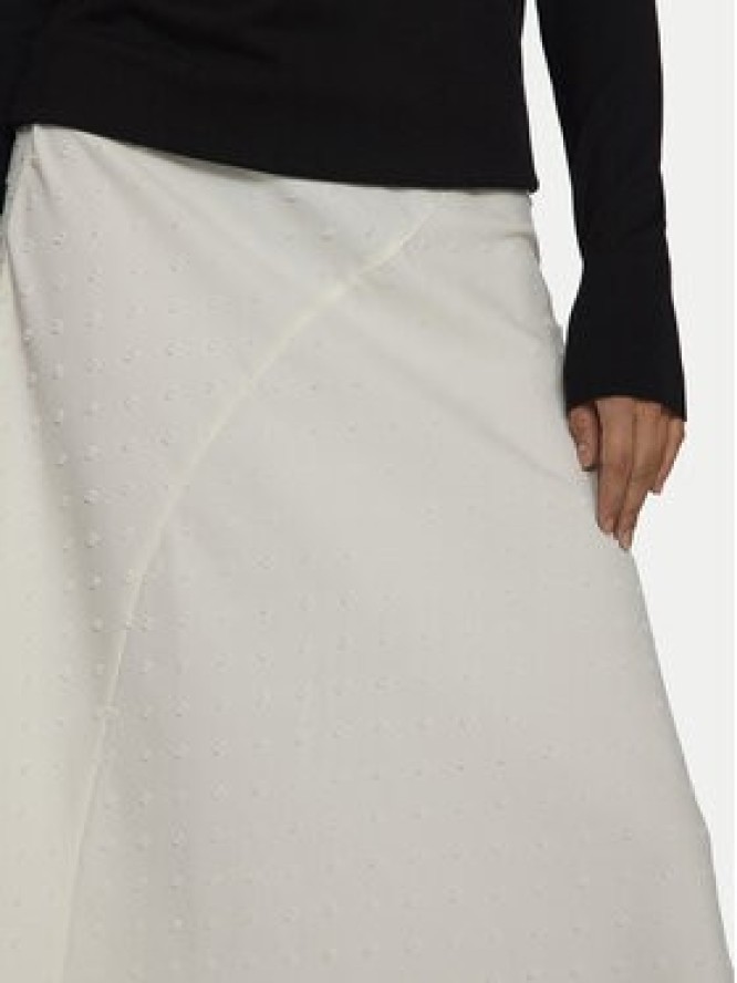 Vila Spódnica trapezowa Brietta 14102584 Beżowy Regular Fit