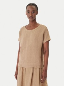 Marella T-Shirt Geyser 2615111132 Brązowy Regular Fit