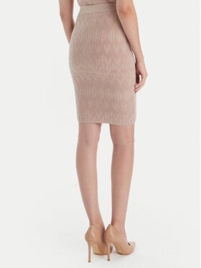 Marciano Guess Spódnica ołówkowa 5BGD00 5661Z Beżowy Slim Fit