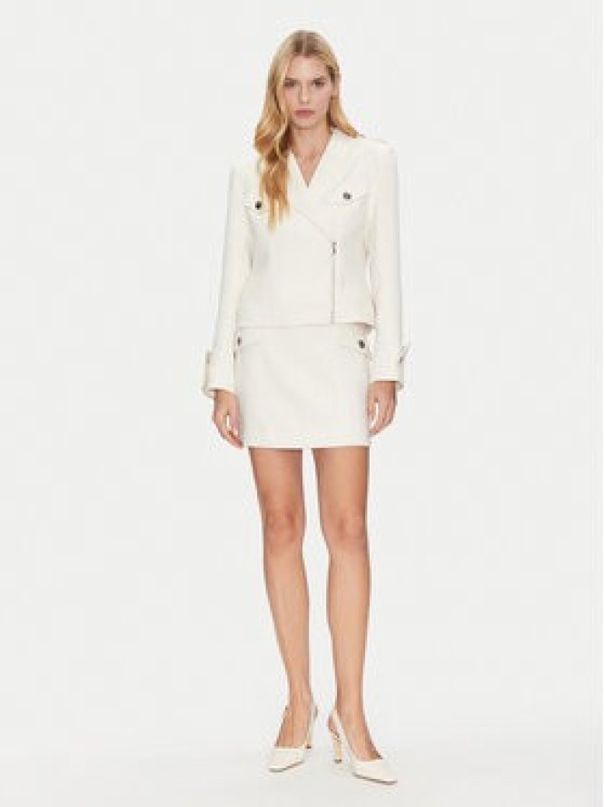 Bruuns Bazaar Kurtka przejściowa Platanus BBW4429 Biały Slim Fit