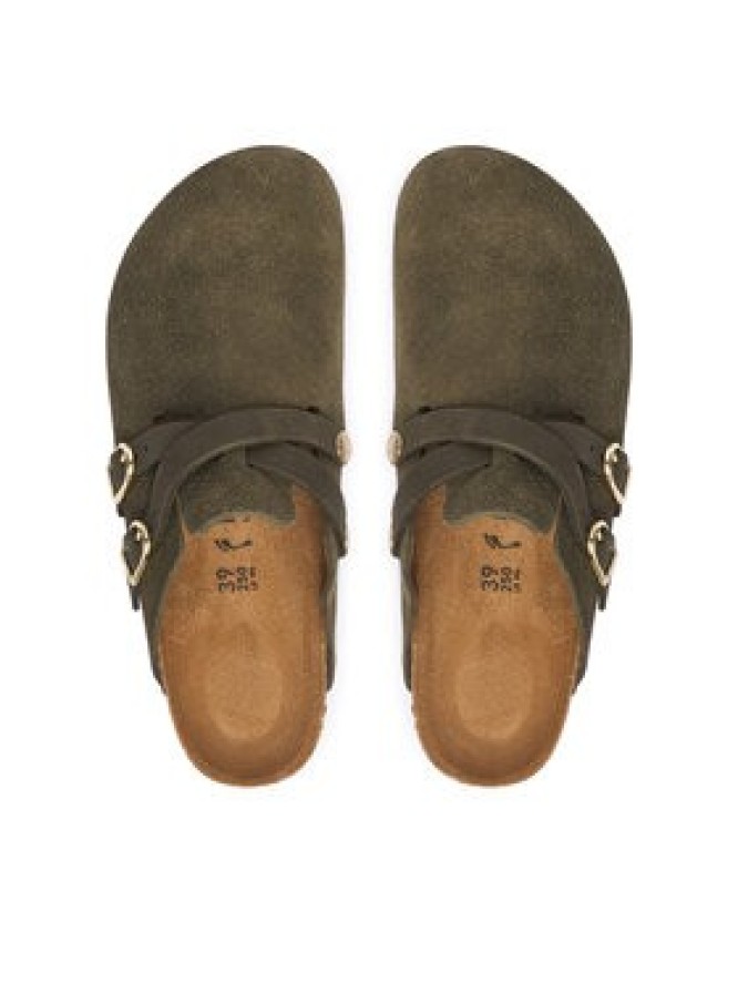 Birkenstock Klapki Blair D-Buckle 1033158 Zielony ciemny