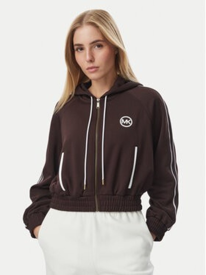 MICHAEL Michael Kors Bluza MR651X2K8N Brązowy ciemny Regular Fit