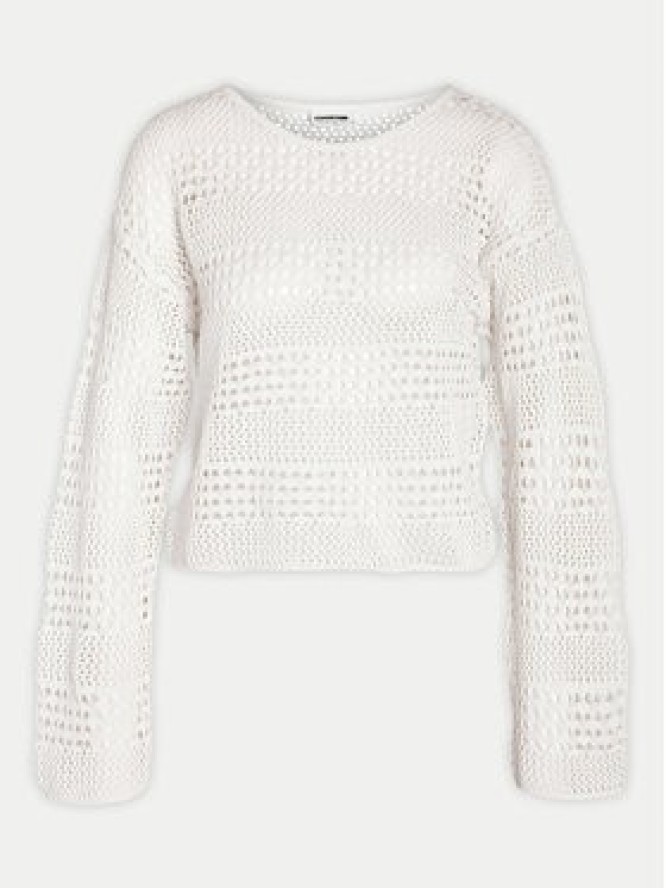 Noisy May Sweter Laika 27029389 Biały Regular Fit