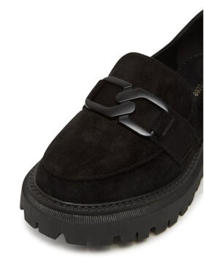 DeeZee Loafersy LE601-5 Czarny