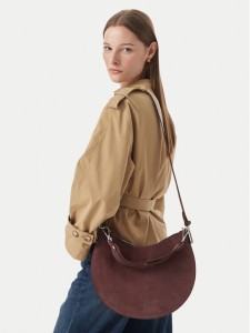 Coccinelle Torebka QKG Coccinellesunup Suede E1 QKG 13 02 01 Bordowy