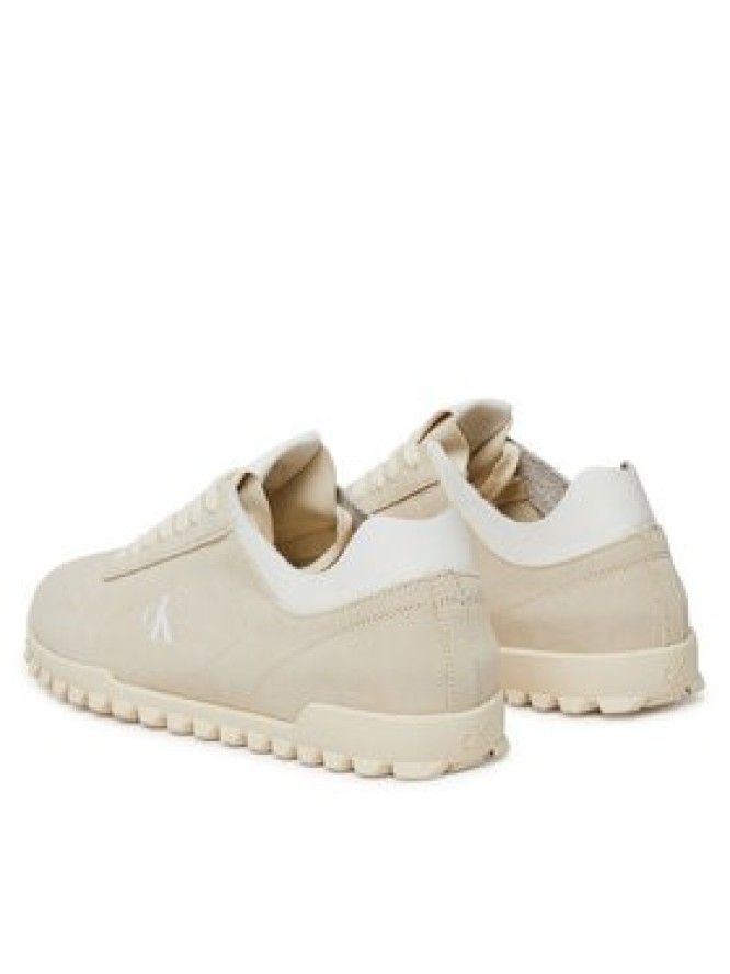 Calvin Klein Jeans Sneakersy Low Profile Runner Mg Sue YW0YW01898 Beżowy