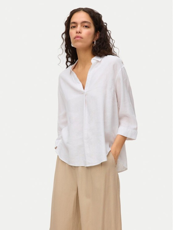Vero Moda Bluzka Linn 10310759 Biały Loose Fit