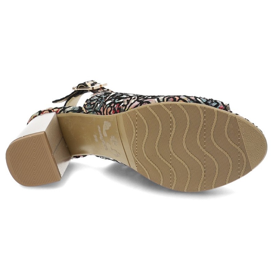 Czarne Sandały Armodo Eleganckie Obuwie Damskie