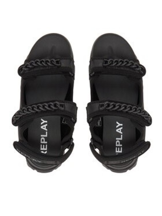 REPLAY Sandały GWSA6.000.C0006T Czarny
