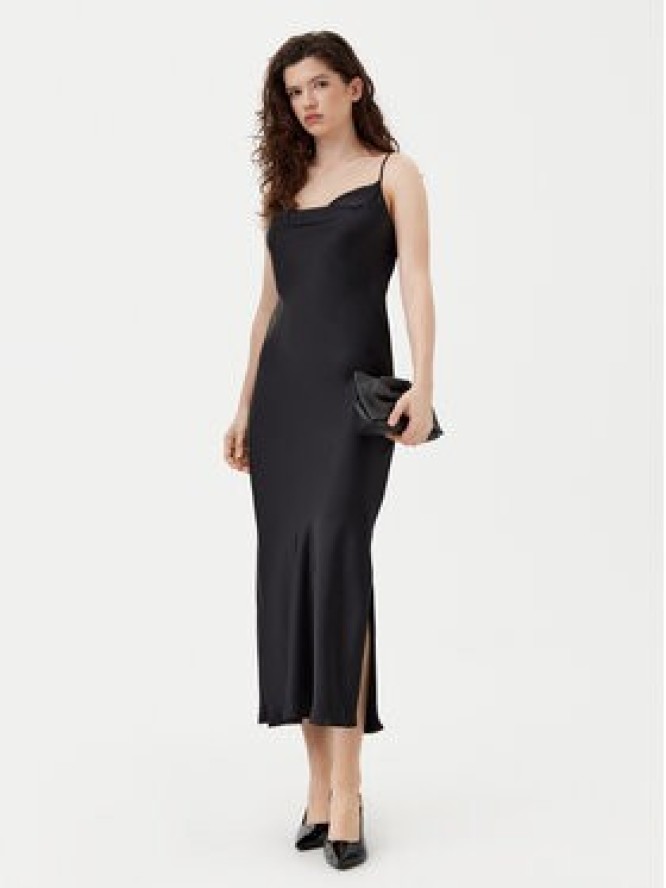 HUGO Sukienka koktajlowa Kaparti-1 50533629 Czarny Regular Fit