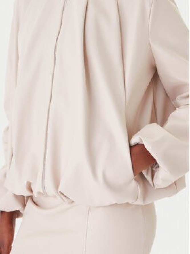 Rinascimento Kurtka z imitacji skóry CFC0127530003 Beżowy Relaxed Fit