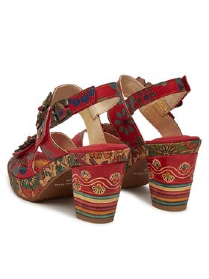 Laura Vita Sandały Nellao 15 Czerwony