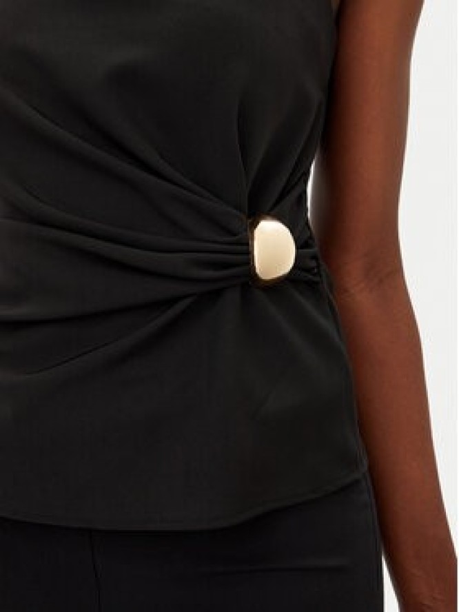 Kontatto Bluzka YM1004C Czarny Regular Fit