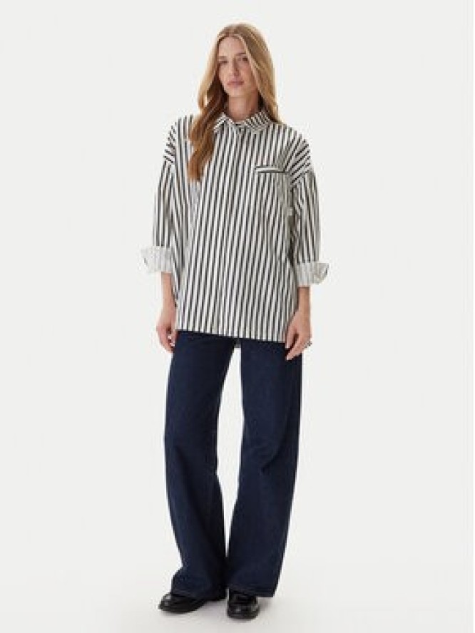 Mustang Koszula Salinas 1016729 Écru Oversize