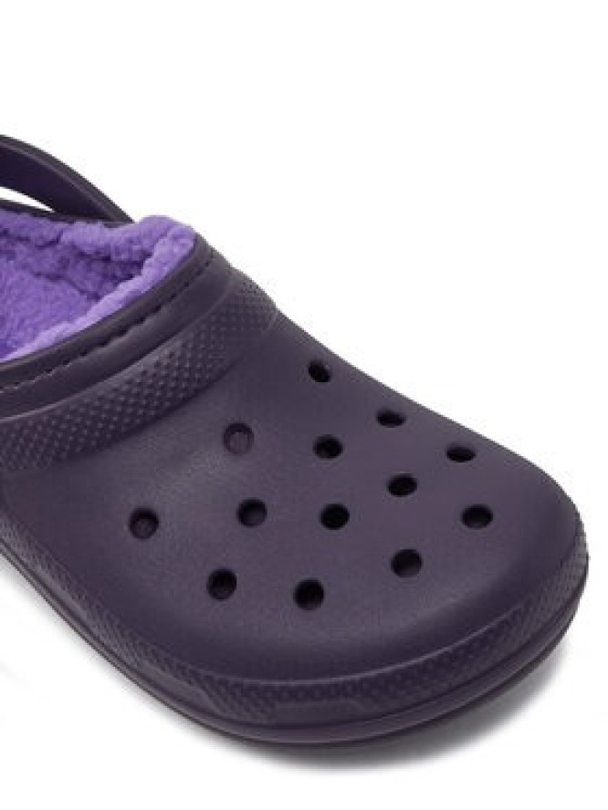 Crocs Klapki Classic Lined Clog 203591 Fioletowy