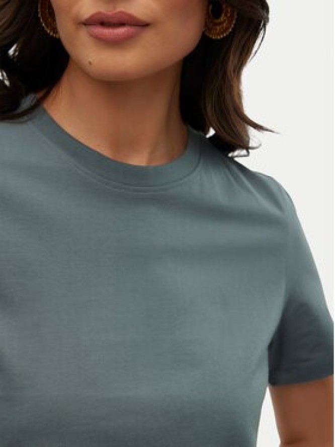 Vero Moda T-Shirt Paulina 10316991 Zielony Regular Fit