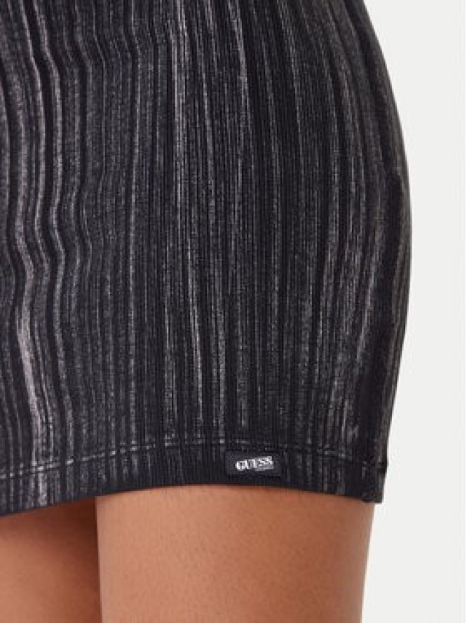 Guess Jeans Spódnica mini W5BD1H KCTT1 Szary Slim Fit