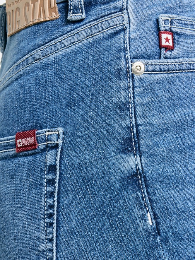 Jeansy damskie z rozszerzaną nogawką niebieskie Clara Flare 135