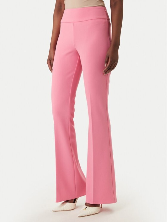 Rinascimento Spodnie materiałowe CFC0127875003 Różowy Straight Fit