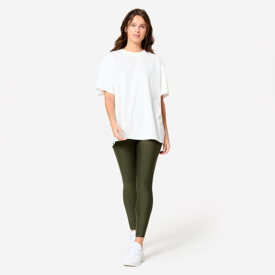 Koszulka damska Domyos Gym & Pilates 520 oversize