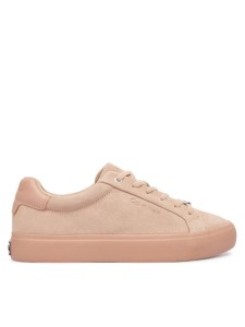 Calvin Klein Sneakersy Lace-Up Sneaker Suede/Wl Ck HW0HW02679 Różowy