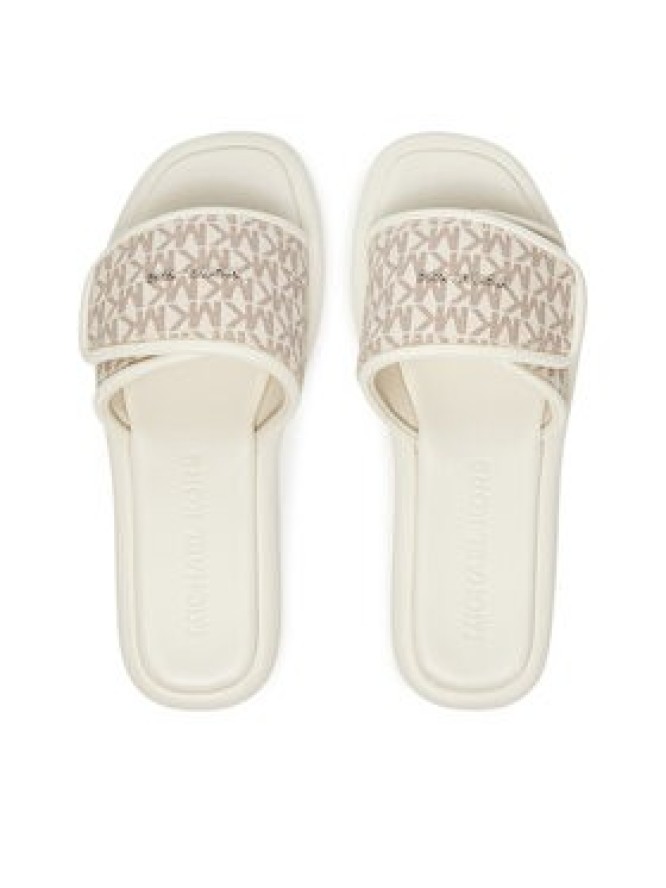 MICHAEL Michael Kors Klapki Suki 40S5SKFA1B Biały