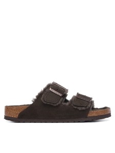 Birkenstock Klapki Arizona Shearling 1020528 Brązowy