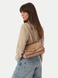 Guess Torebka Ella Logo HWPD97 46210 Beżowy jasny