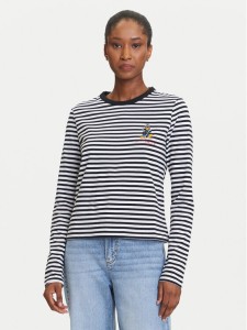 KARL LAGERFELD Bluzka A3W17091 Czarny Regular Fit