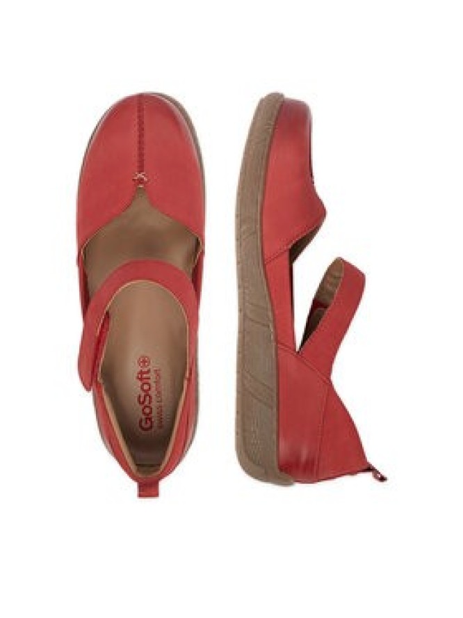 Go Soft Półbuty CEO-WI23-COMFORT-06 Czerwony