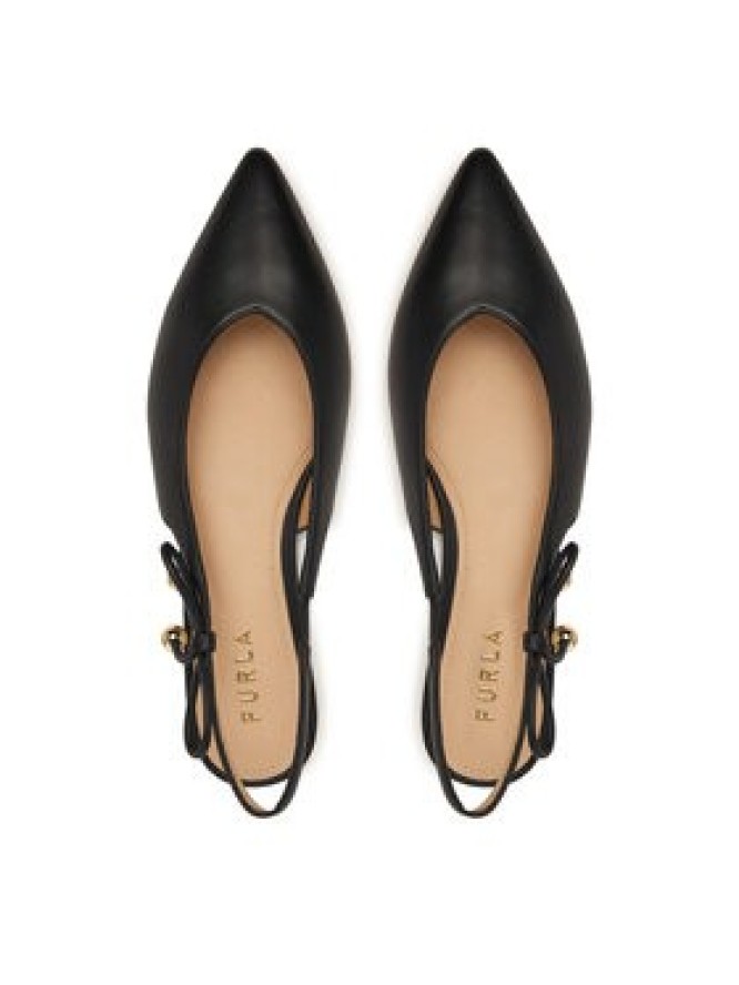 Furla Baleriny Poppy Slingback YM23FPO X30000 CN O6000 Czarny
