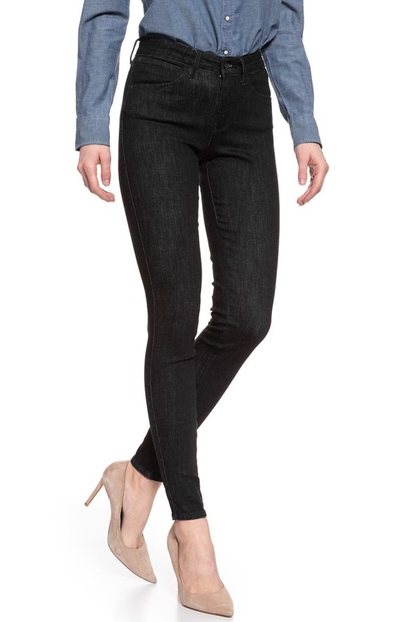 WRANGLER SKINNY RINSE BLACK W28KHS32R 112128275
