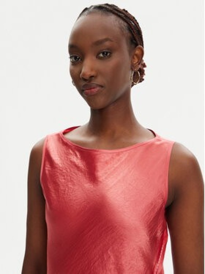 PINKO Sukienka koktajlowa Amico 105011 A2BU Koralowy Regular Fit