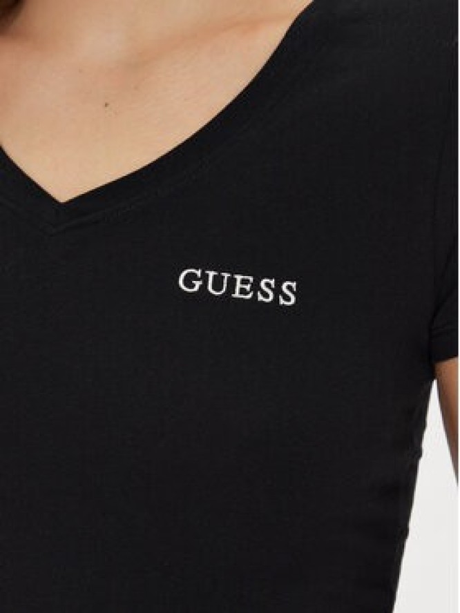 Guess T-Shirt O5RI02 KBBU1 Czarny Regular Fit