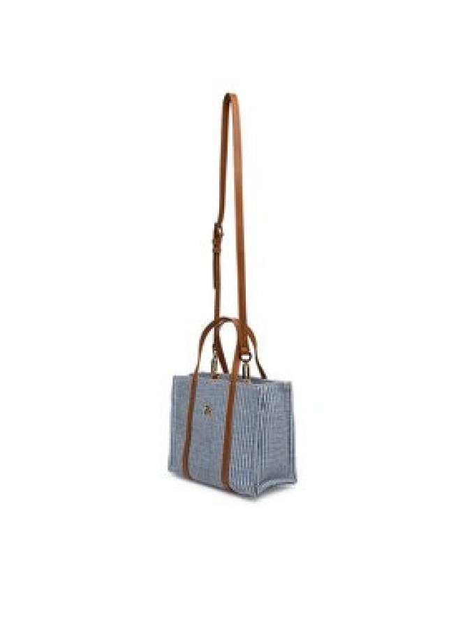 Tommy Hilfiger Torebka Th Premium Beach Le Mini Tote AW0AW17208 Niebieski