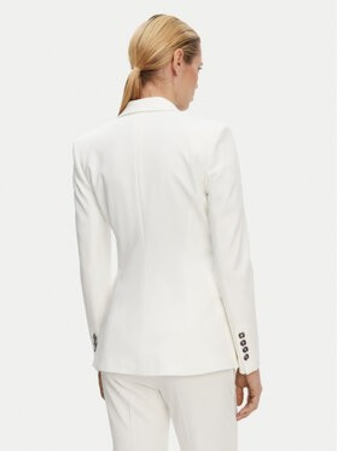 PINKO Marynarka 104903 A1L3 Biały Regular Fit