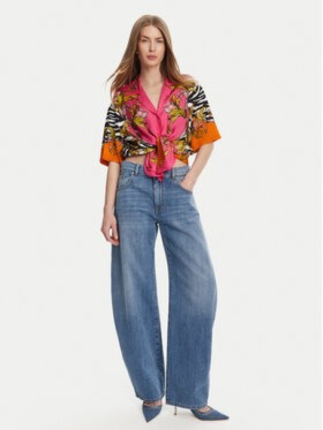 Versace Jeans Couture Koszula 78HAL2P9 Różowy Relaxed Fit