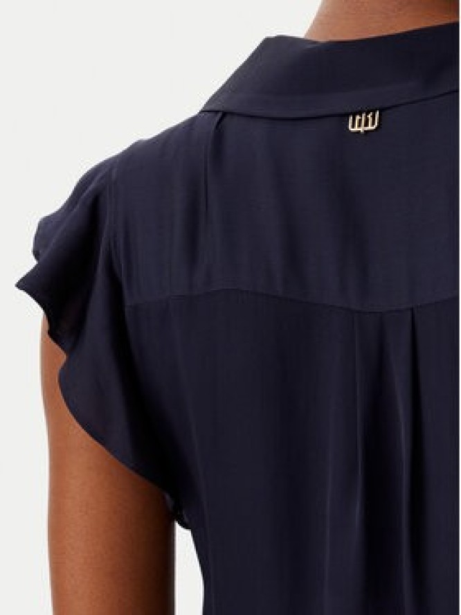 Fracomina Sukienka codzienna FR25SD1011W77401 Granatowy Regular Fit