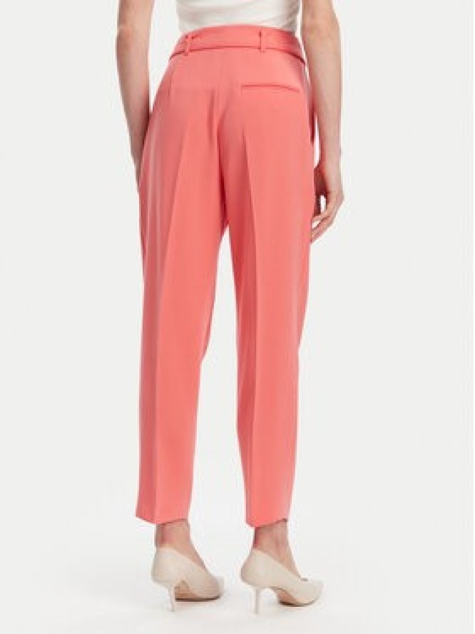 BOSS Spodnie materiałowe Tapiah 50490037 Różowy Regular Fit