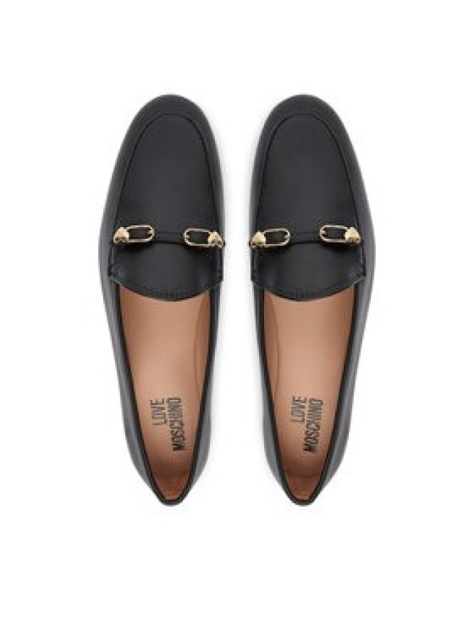 LOVE MOSCHINO Loafersy JA10031G1OIE0000 Czarny