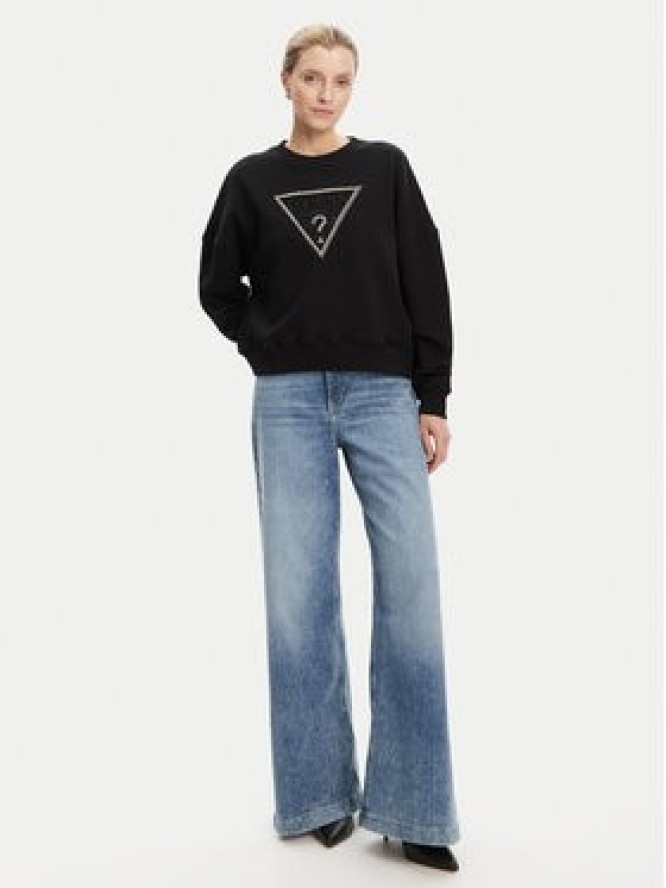 Guess Bluza W5YQ04 KC8I0 Czarny Regular Fit