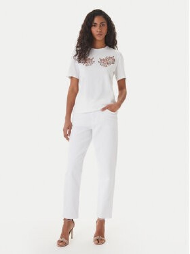 Fracomina Jeansy FP26SVD005W61501 Biały Slim Fit