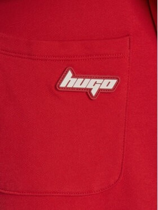HUGO Spodnie dresowe Norata_B 50542564 Czerwony Baggy Fit