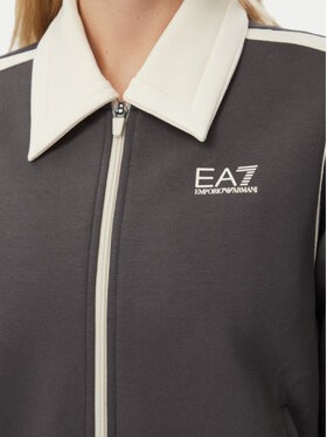 EA7 Emporio Armani Bluza 7W001328 AF25623 U8117 Szary Regular Fit