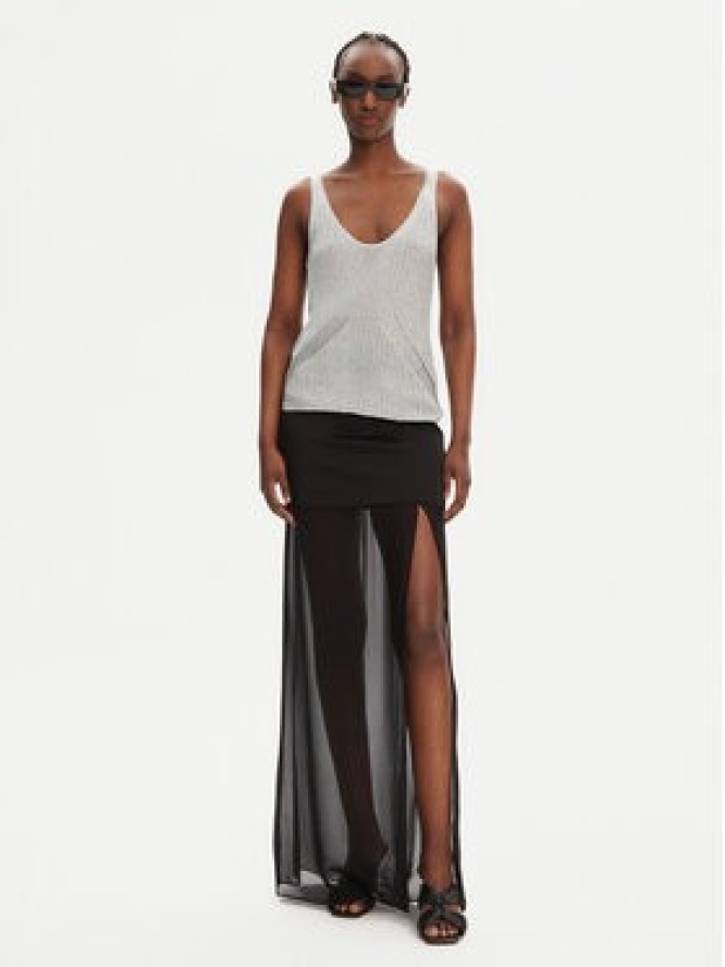 PINKO Sweter Noha 105148 A2LO Szary Regular Fit