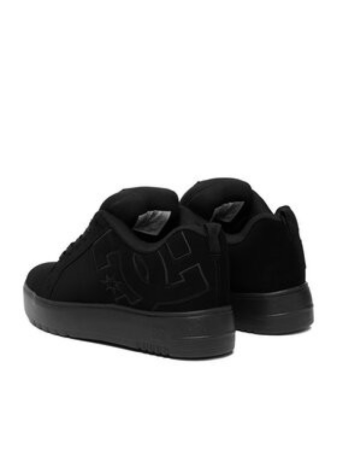 DC Shoes Sneakersy EO-COURT GRAFFIK PLATFORM DC02422002 Czarny