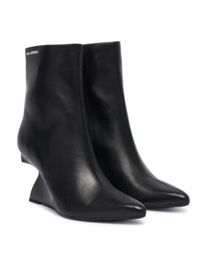 KARL LAGERFELD Botki Waverly KL34645 Czarny